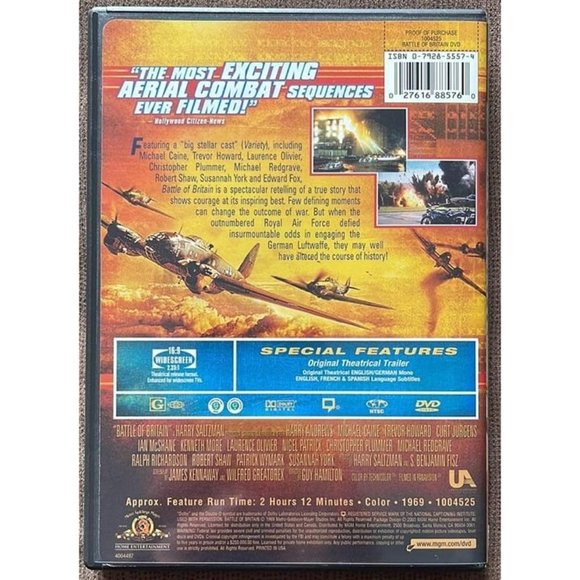 Battle of Britain (DVD) - MGM - Picture 2 of 4